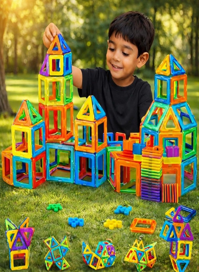 MOPANIRAJ Magnetic Building Blocks Set 20 PCS STEM Educational Construction Tiles Toy for Kids Ages 3-10, 3D Magnet Squares Triangles Gift for Boys and Girls - Image 1